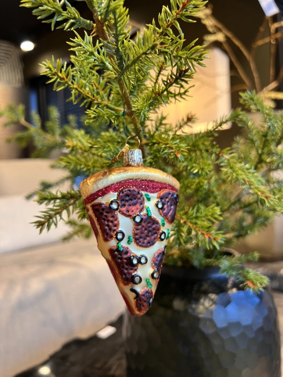 Kerst ornament | Pizzapunt | 11 cm - NU PUUR & GROEN
