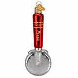 Kerst ornament | Pizzasnijder | 12 cm
