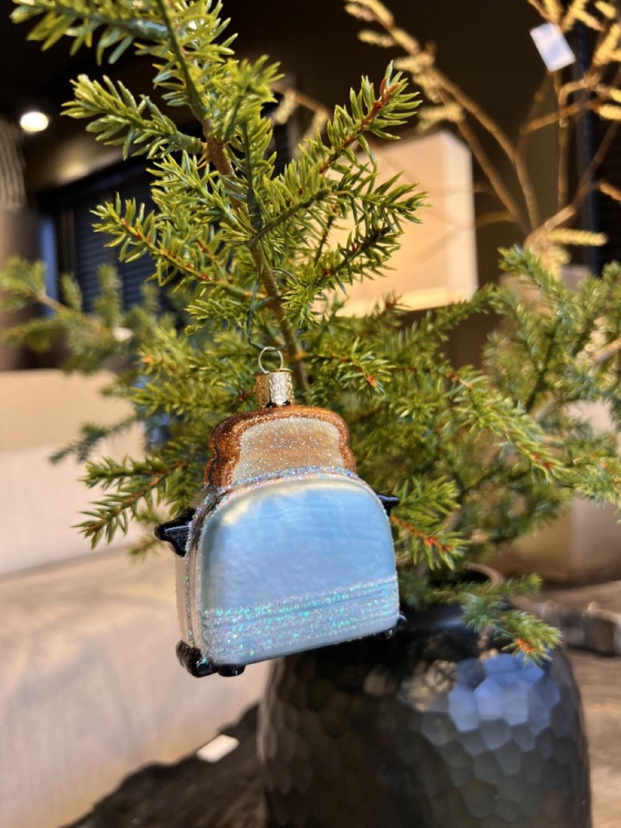 Kerst ornament | Retro broodrooster | 8 cm - NU PUUR & GROEN