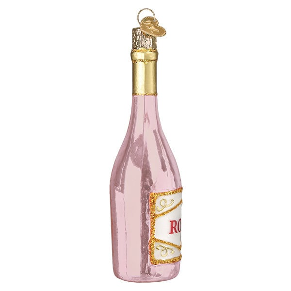 Kerst ornament | Rosé Wijn | 10 cm - NU PUUR & GROEN