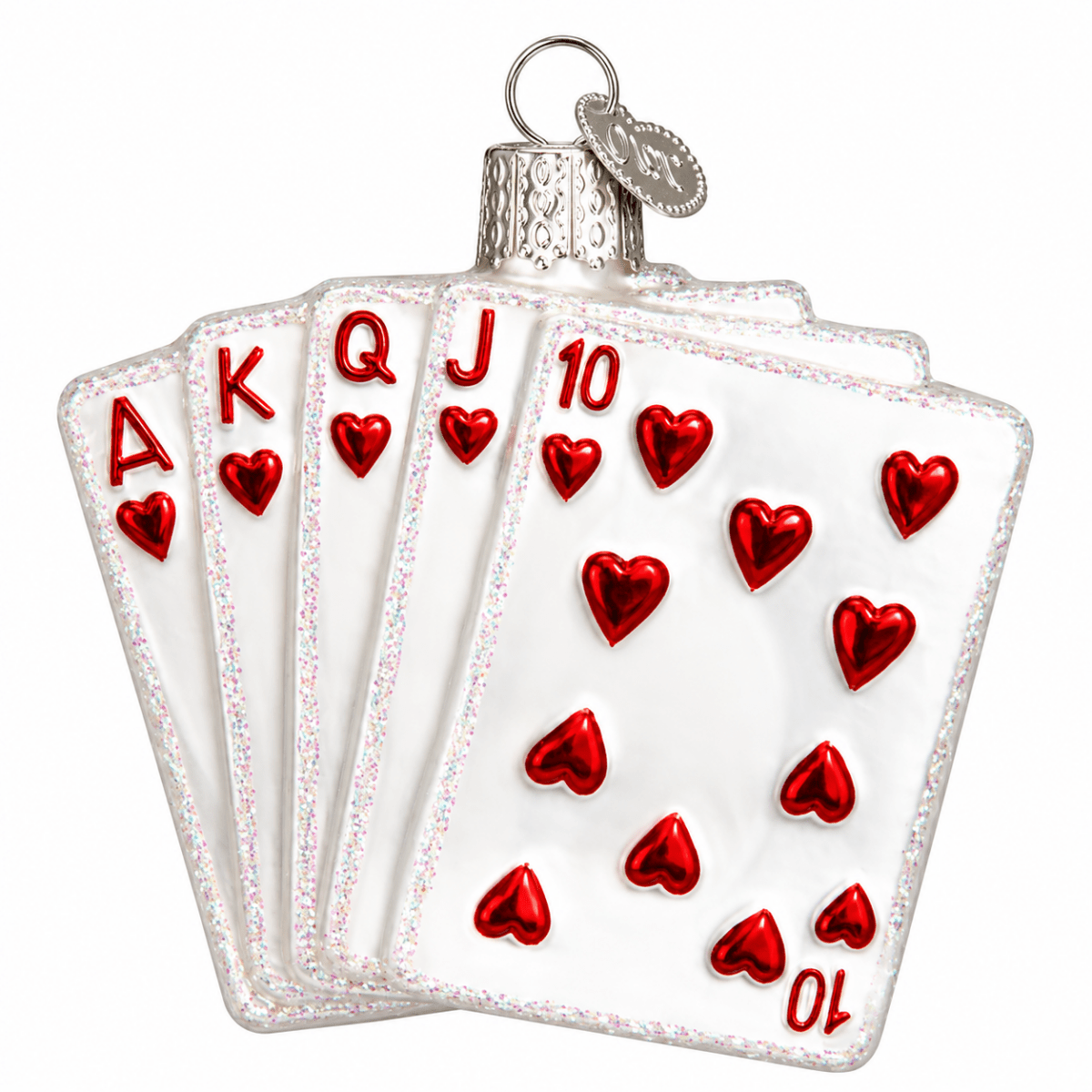 Kerst ornament | Royal Flush Poker | 9 cm - NU PUUR & GROEN