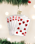 Kerst ornament | Royal Flush Poker | 9 cm - NU PUUR & GROEN