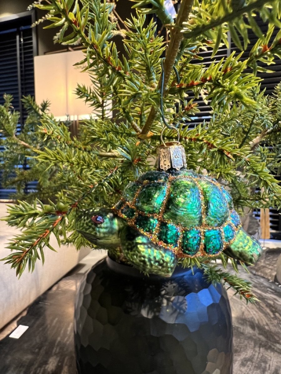 Kerst ornament | Schildpad | 4 cm - NU PUUR & GROEN