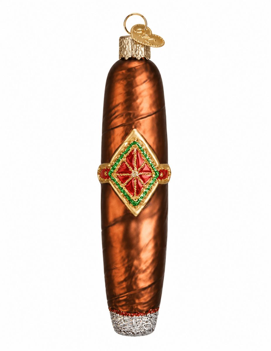 Kerst ornament | Sigaar | 11 cm - NU PUUR & GROEN