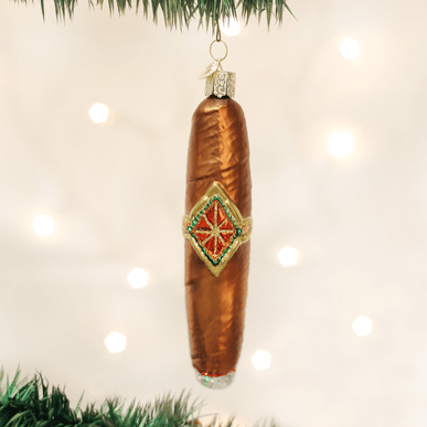 Kerst ornament | Sigaar | 11 cm - NU PUUR & GROEN