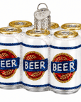 Kerst ornament | Sixpack Bier | 6 cm - NU PUUR & GROEN