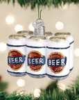 Kerst ornament | Sixpack Bier | 6 cm - NU PUUR & GROEN