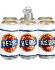 Kerst ornament | Sixpack Bier | 6 cm - NU PUUR & GROEN