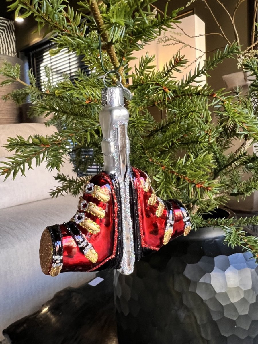 Kerst ornament | Skischoenen | 10 cm - NU PUUR & GROEN