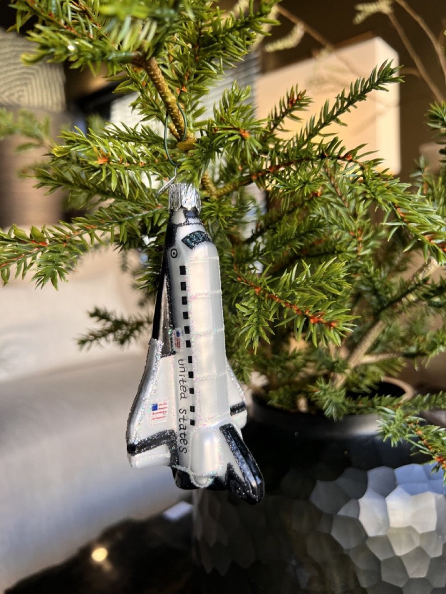 Kerst ornament | Space Shuttle | 12 cm - NU PUUR & GROEN
