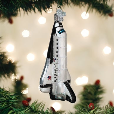 Kerst ornament | Space Shuttle | 12 cm - NU PUUR & GROEN