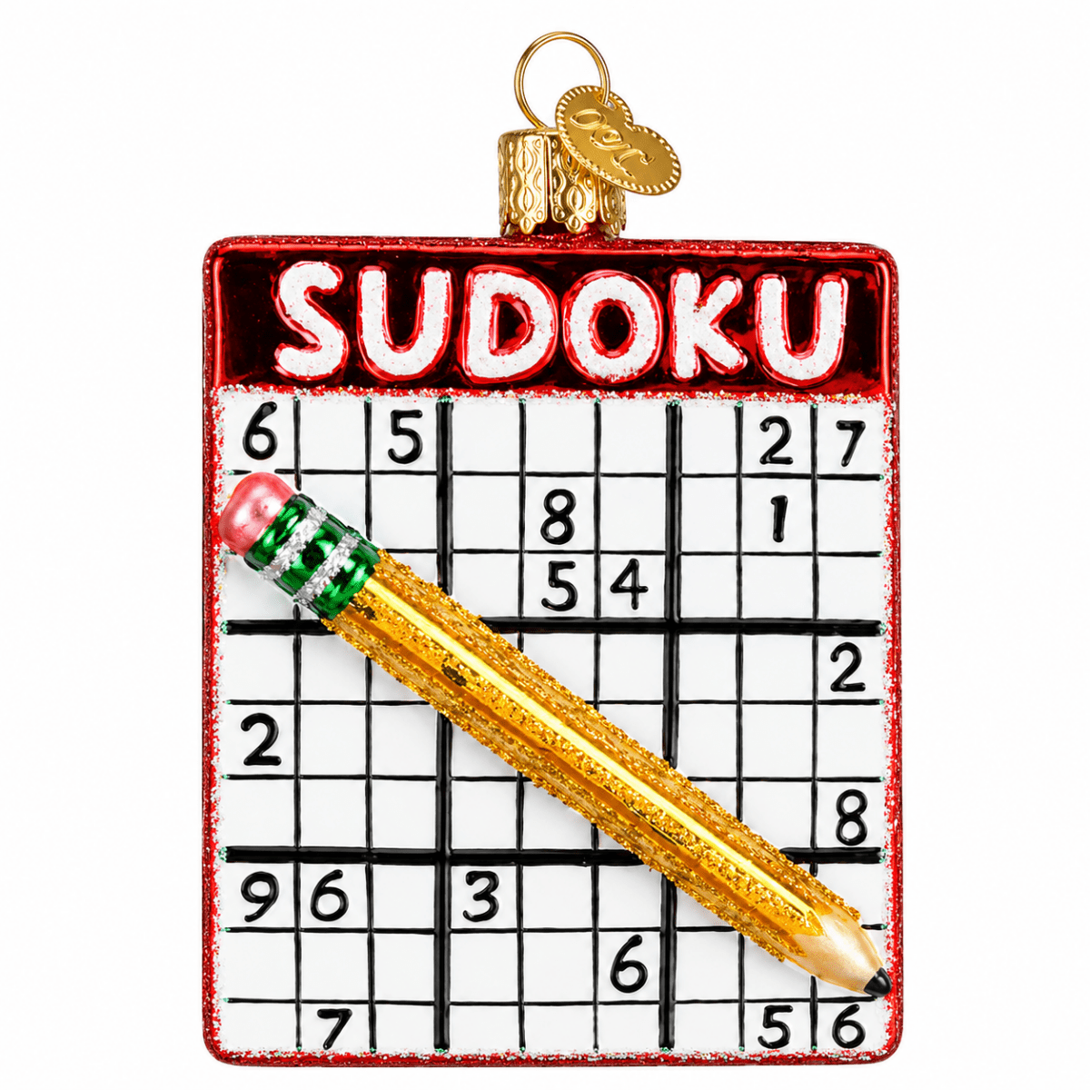 Kerst ornament | Sudoku | 11 cm - NU PUUR & GROEN