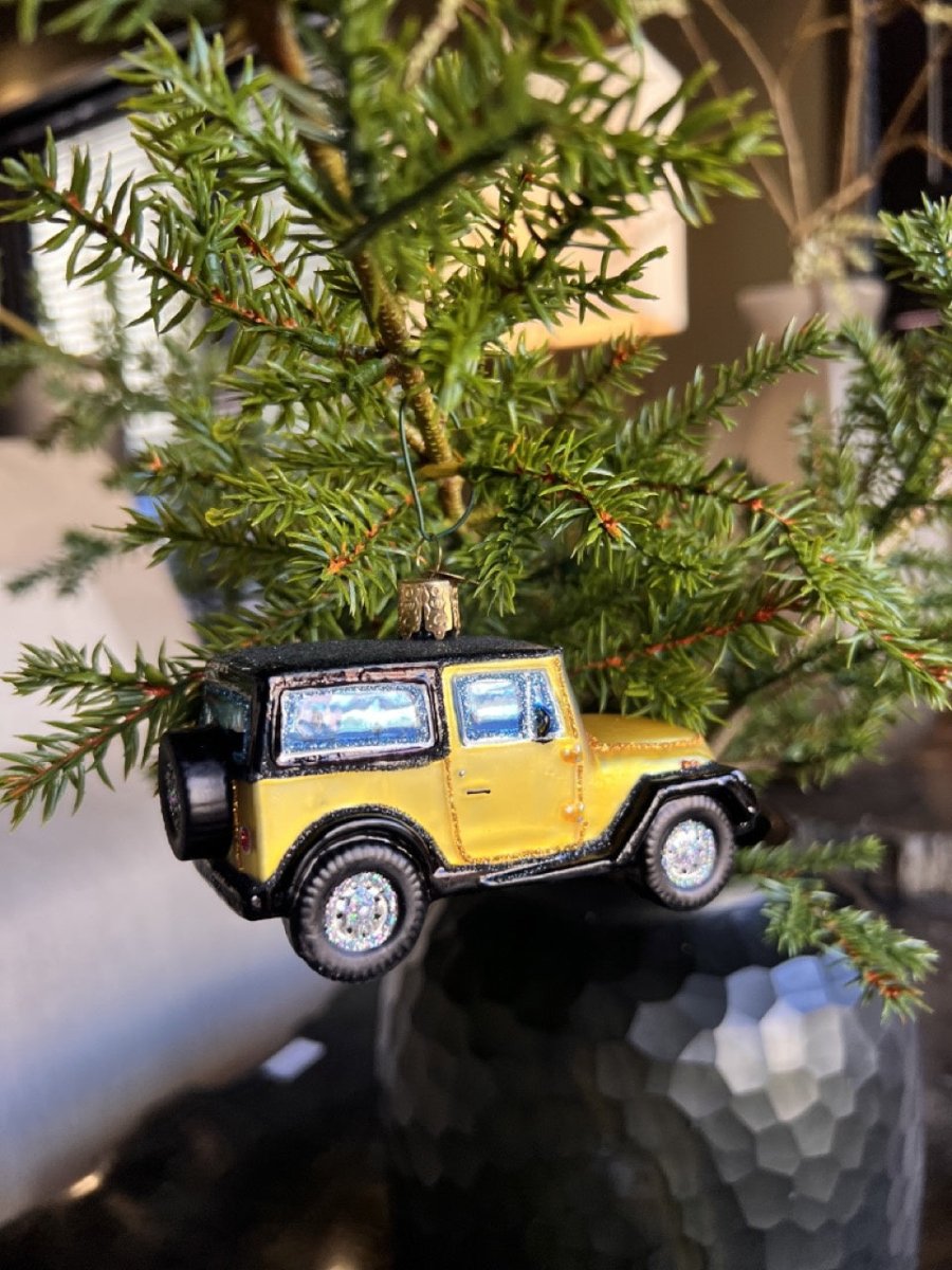 Kerst ornament | SUV | 9 cm - NU PUUR & GROEN