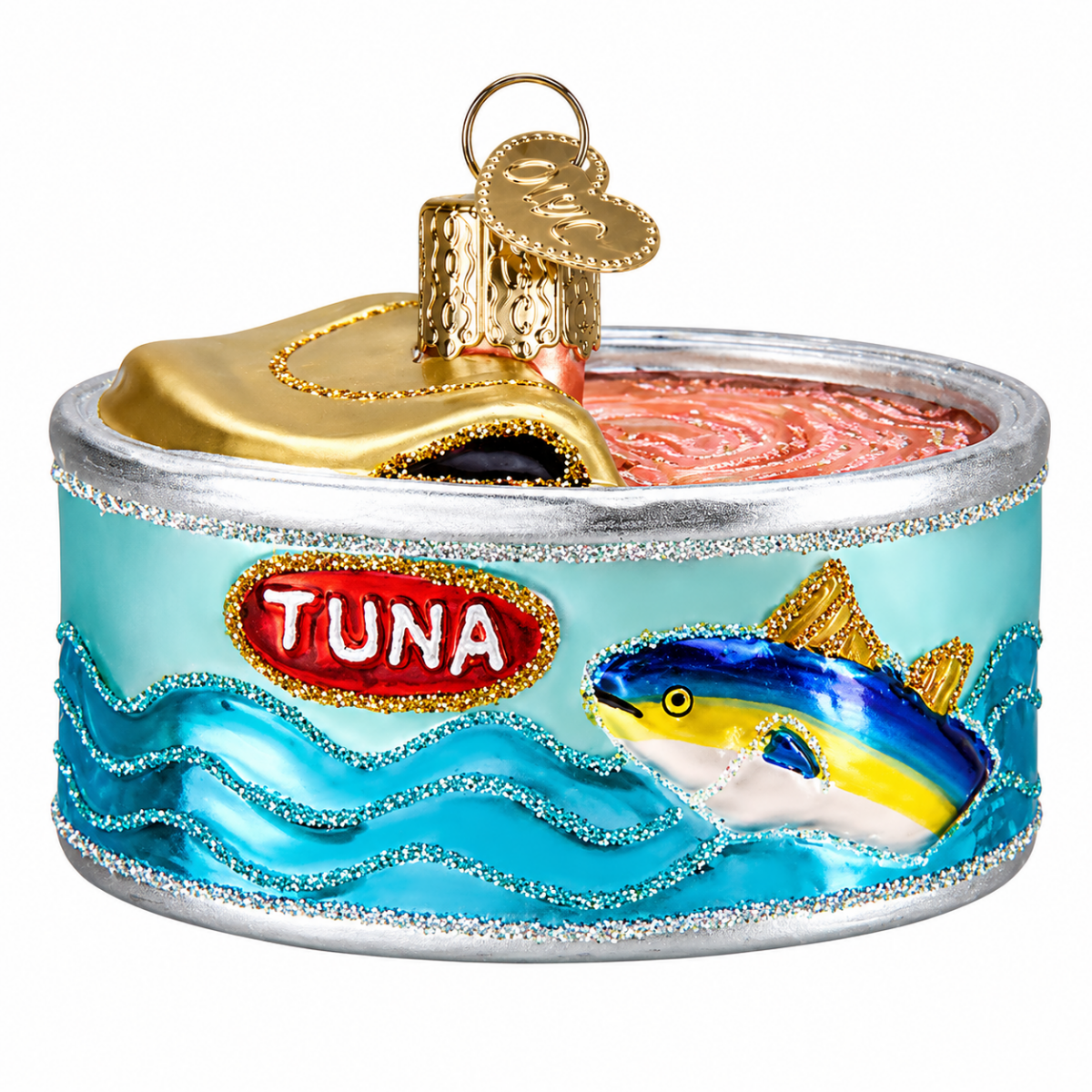 Kerst ornament | Tonijn in Blik | 8 cm - NU PUUR & GROEN