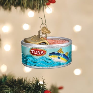 Kerst ornament | Tonijn in Blik | 8 cm - NU PUUR & GROEN