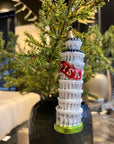 Kerst ornament | Toren van Pisa | 11 cm - NU PUUR & GROEN