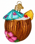 Kerst ornament | Tropische Kokosdrank | 11 cm - NU PUUR & GROEN
