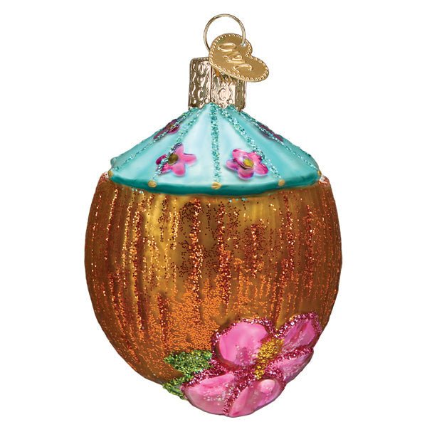 Kerst ornament | Tropische Kokosdrank | 11 cm - NU PUUR & GROEN