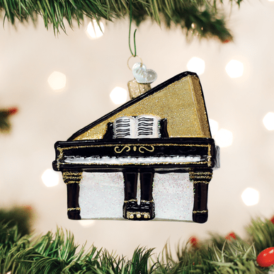 Kerst ornament | Vleugel Piano | 10 cm - NU PUUR & GROEN