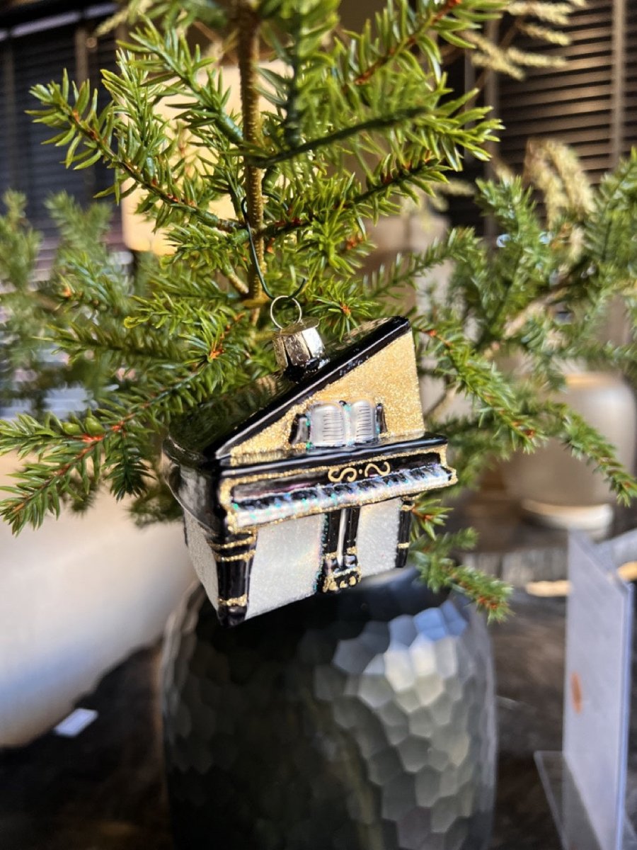 Kerst ornament | Vleugel Piano | 10 cm - NU PUUR & GROEN