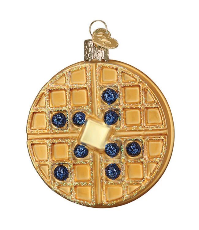 Kerst ornament | Wafel | 8 cm - NU PUUR & GROEN