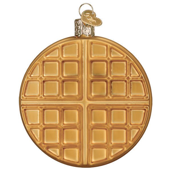 Kerst ornament | Wafel | 8 cm - NU PUUR & GROEN