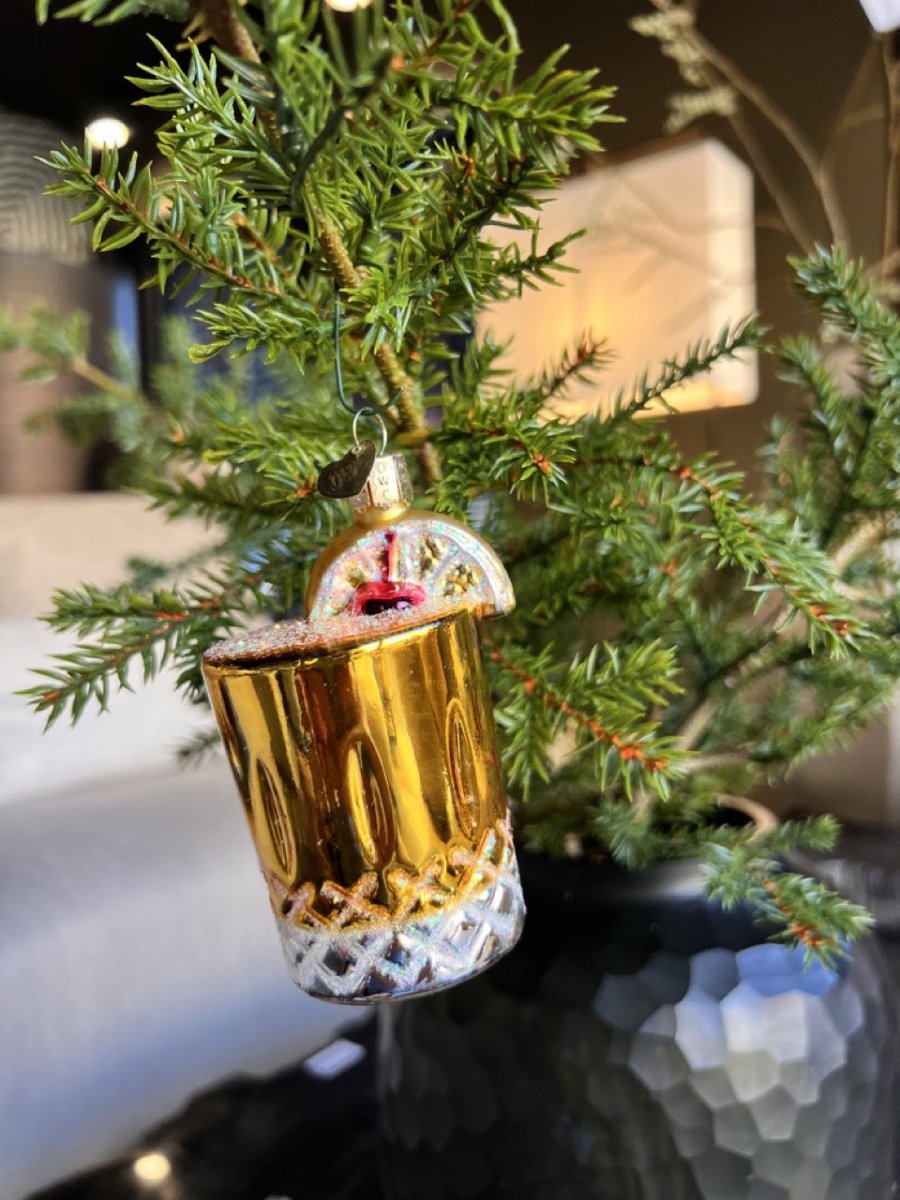 Kerst ornament | Whiskey Sour | 10 cm - NU PUUR & GROEN