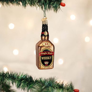 Kerst ornament | Whisky Fles | 10 cm - NU PUUR & GROEN
