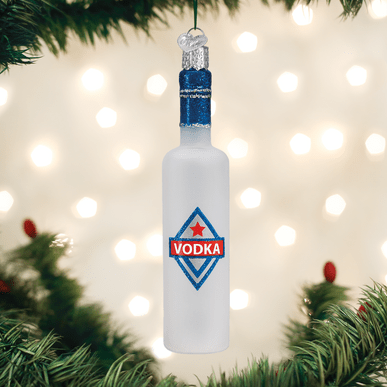 Kerst ornament | Wodka Fles | 3 cm - NU PUUR & GROEN