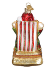 Kerst ornament | Zonnende Kerstman | 10 cm - NU PUUR & GROEN
