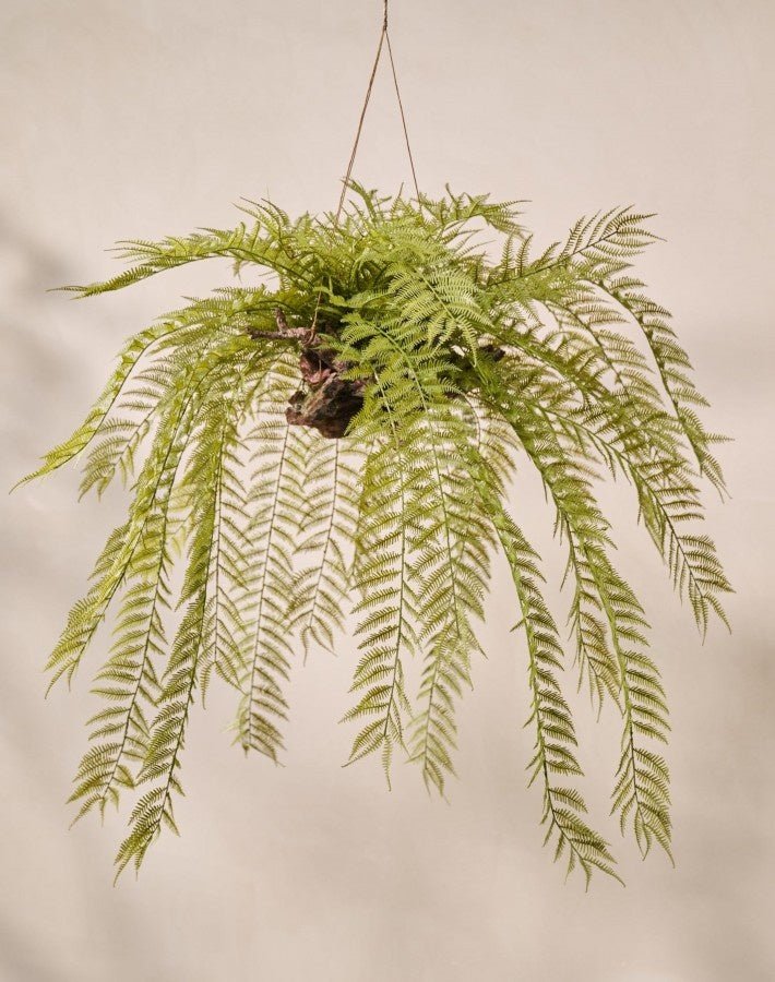 Kunst Hangplant Varen Groen | 119 cm - NU PUUR & GROEN