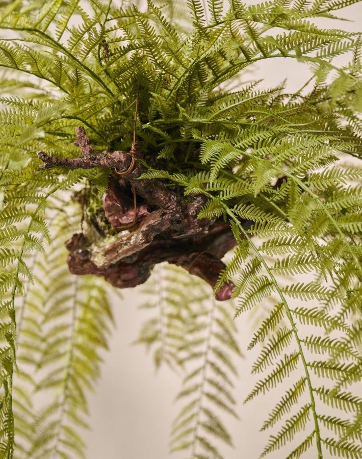 Kunst Hangplant Varen Groen | 119 cm - NU PUUR & GROEN