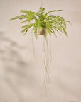 Kunst Hangplant Varen Groen | 74 cm - NU PUUR & GROEN