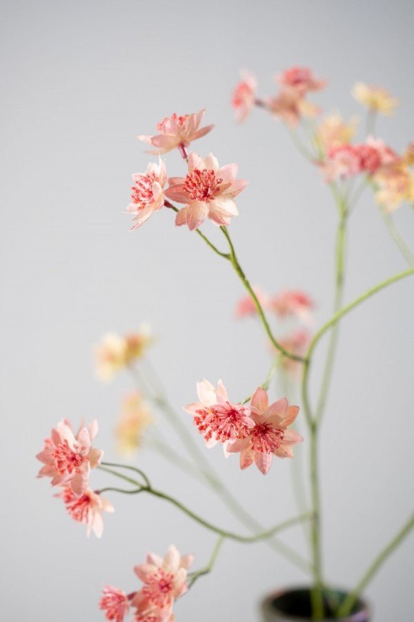 Kunstbloem Astrantia Tak Roze | 95 cm - NU PUUR & GROEN