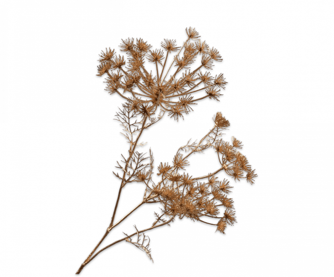 Kunstbloem Berenklauw Tak Goud | 80 cm - NU PUUR & GROEN