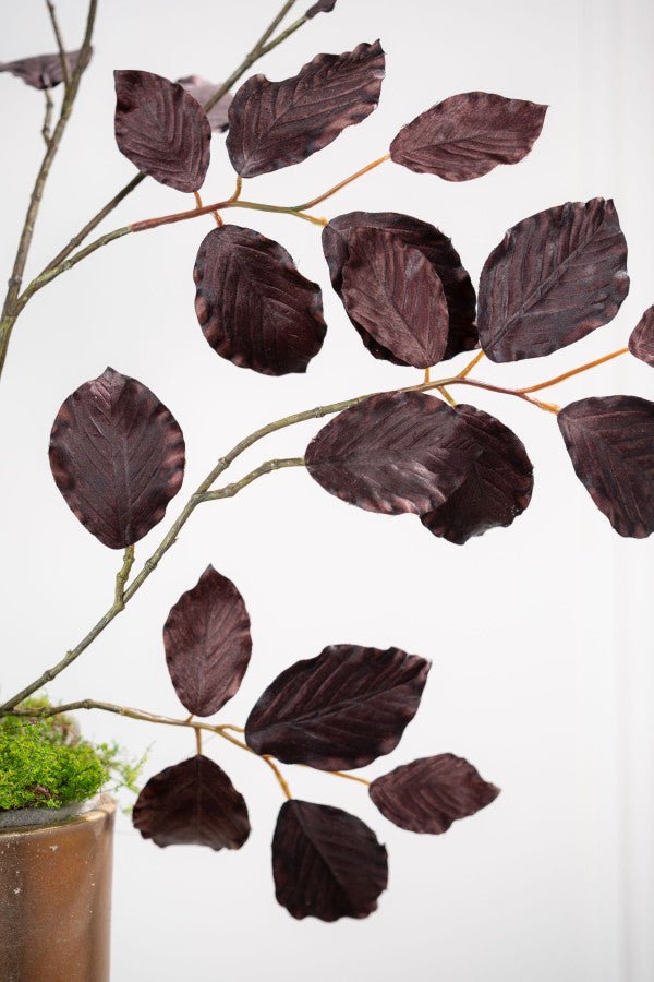 Kunstbloem Beuken Tak Bordeaux/Paars | 96 cm - NU PUUR &amp; GROEN