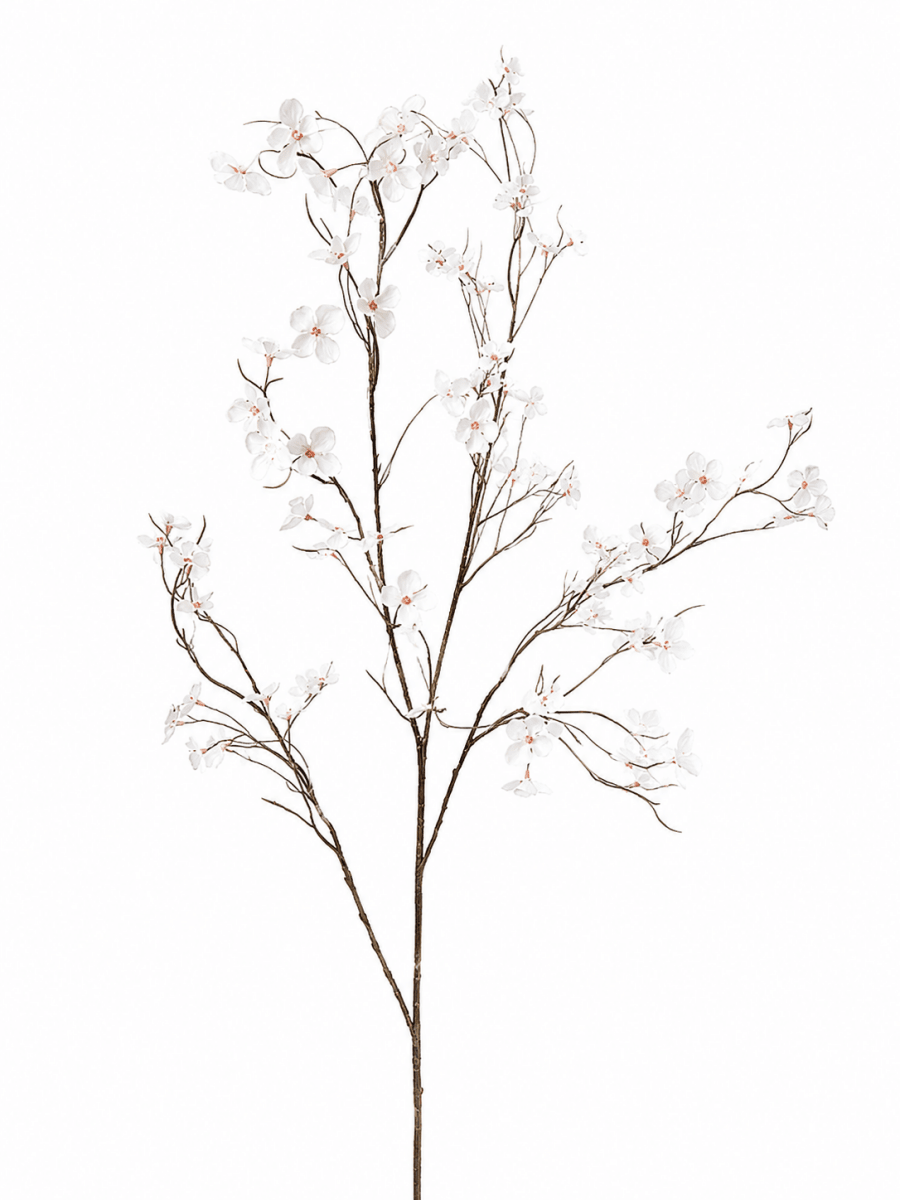 Kunstbloem Bloesem Tak Creme | 132 cm - NU PUUR & GROEN