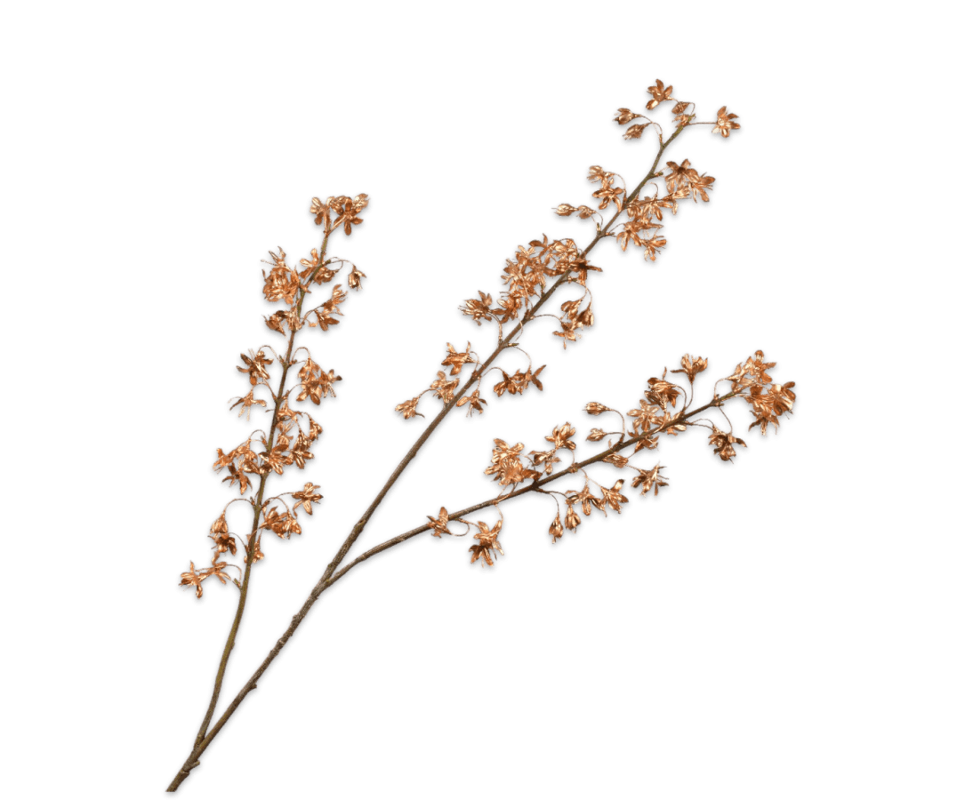 Kunstbloem Bloesem Tak Goud | 112 cm - NU PUUR & GROEN