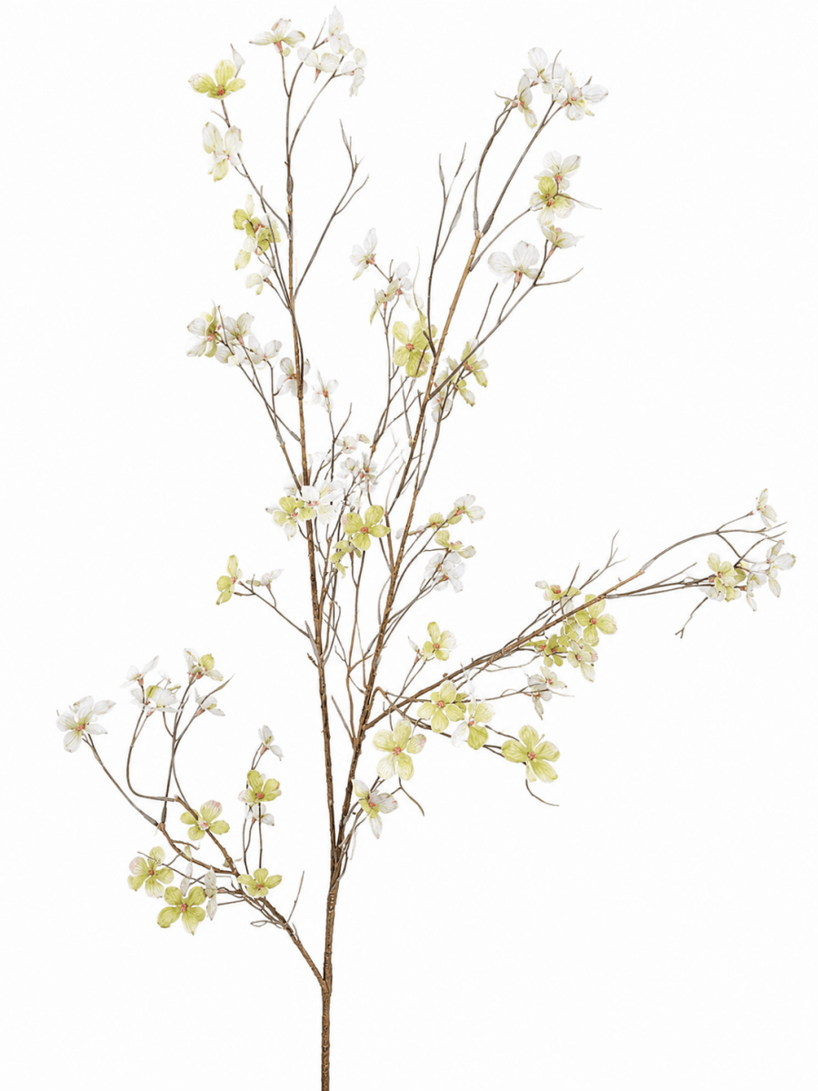Kunstbloem Bloesem Tak Groen | 132 cm - NU PUUR & GROEN