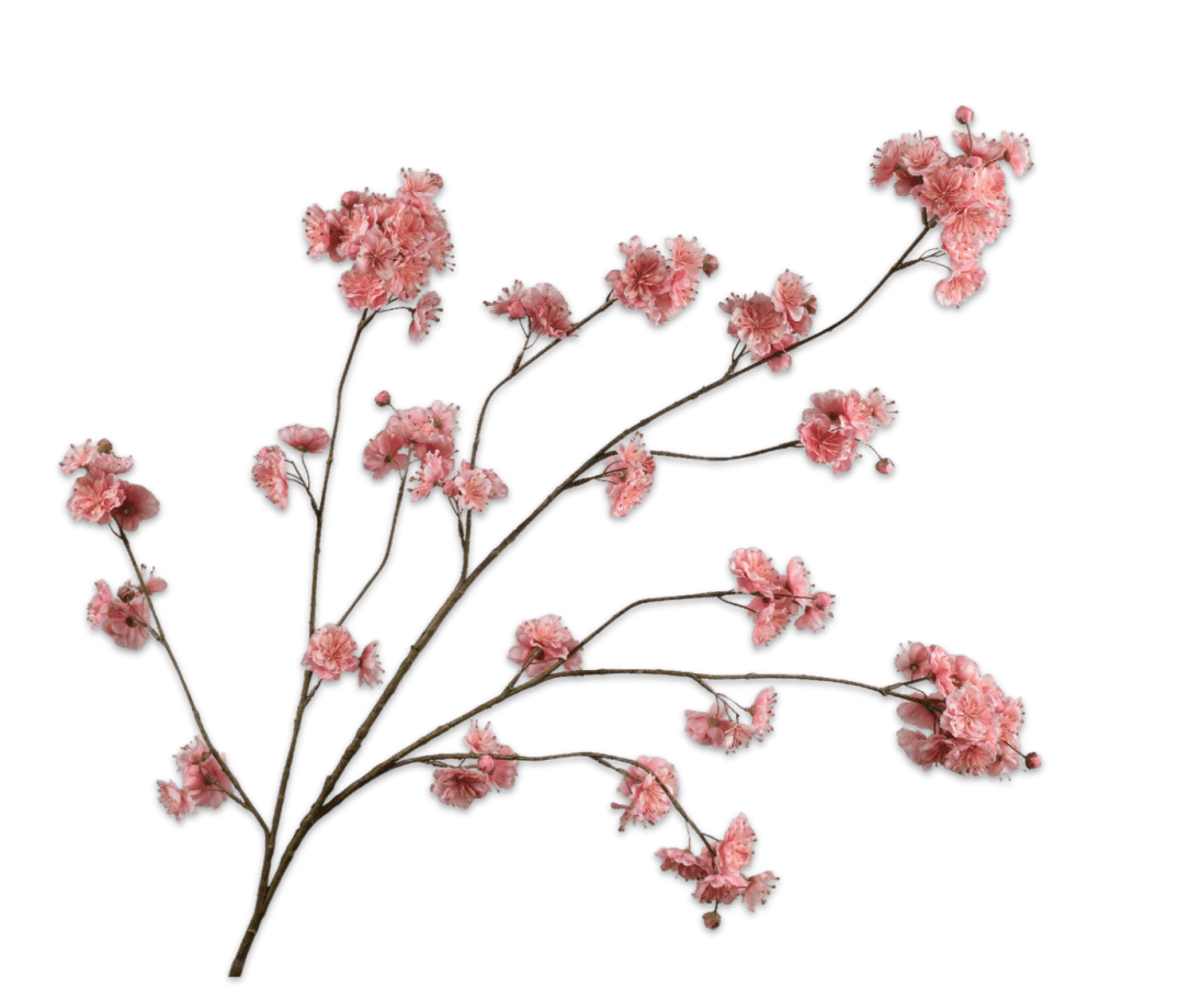 Kunstbloem Bloesem Tak Roze | 127 cm - NU PUUR &amp; GROEN
