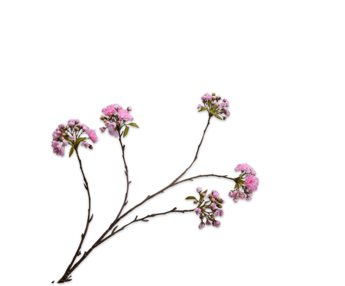 Kunstbloem Bloesem Tak Roze | 132 cm - NU PUUR & GROEN