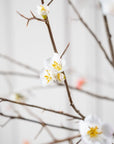 Kunstbloem Bloesem Tak Wit | 121 cm - NU PUUR & GROEN