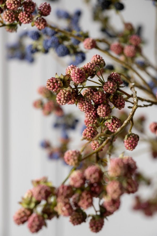 Kunstbloem Bramen Tak Mauve | 107 cm - NU PUUR & GROEN
