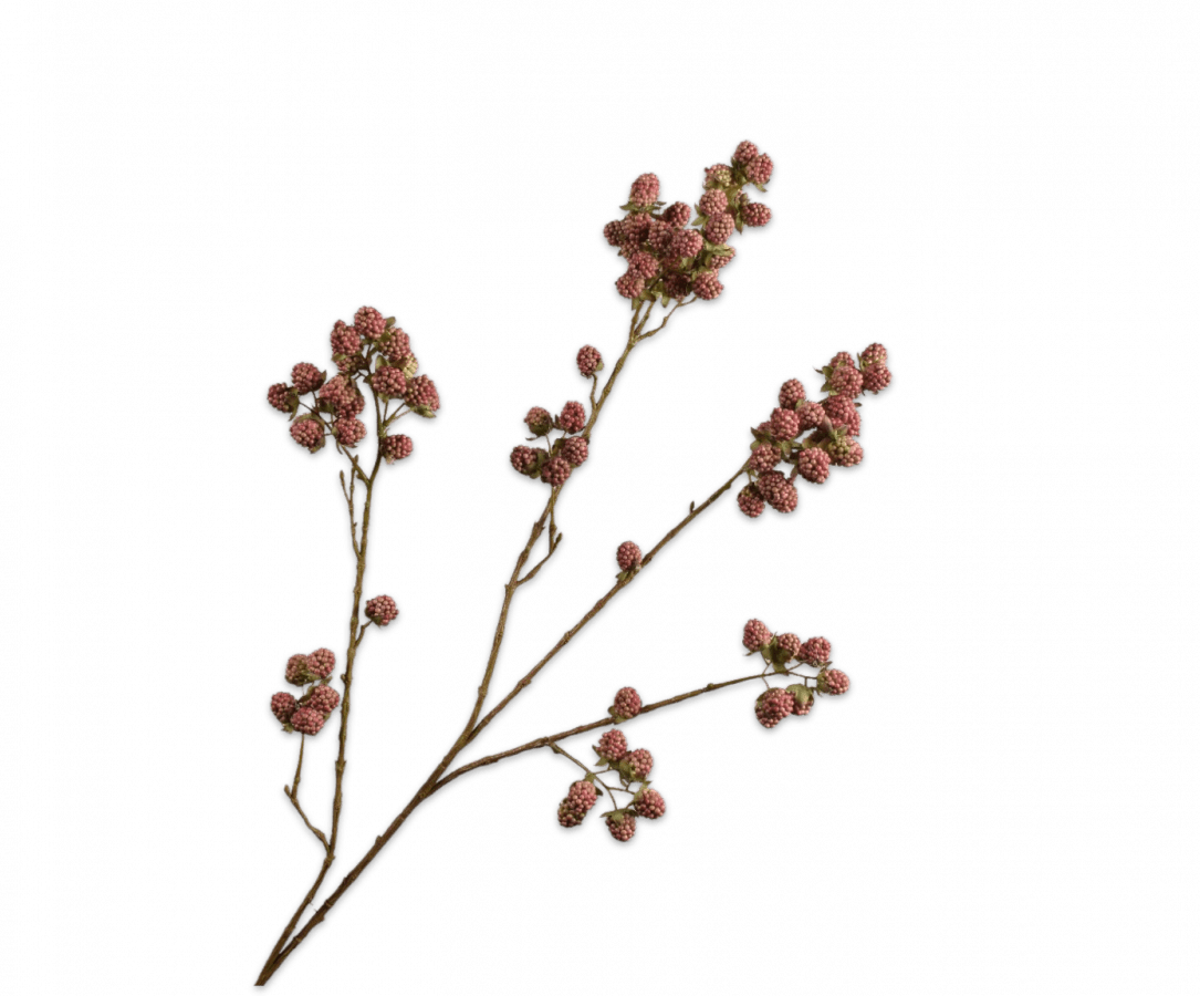 Kunstbloem Bramen Tak Mauve | 107 cm - NU PUUR & GROEN