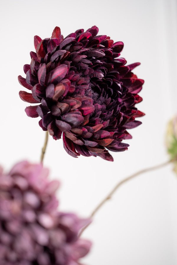 Kunstbloem Chrysant Tak Bordeaux | 76 cm - NU PUUR &amp; GROEN