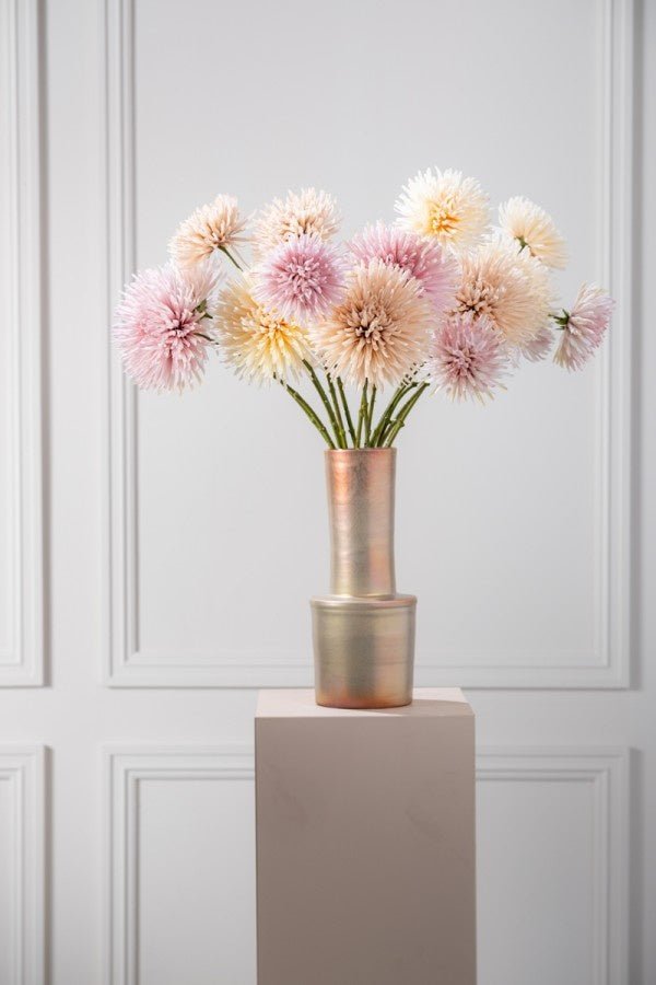 Kunstbloem Chrysant Tak Bruin LT | 60 cm - NU PUUR & GROEN