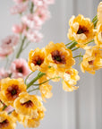 Kunstbloem Delphinium Steel Oranje | 127 cm - NU PUUR & GROEN
