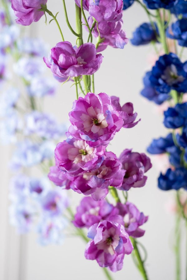 Kunstbloem Delphinium Steel Paars | 127 cm - NU PUUR & GROEN