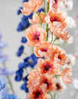Kunstbloem Delphinium Steel Perzik | 127 cm - NU PUUR & GROEN