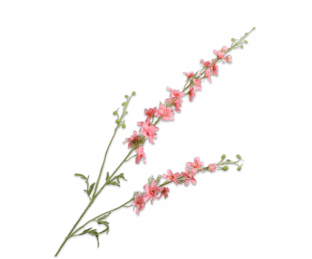Kunstbloem Delphinium Tak Roze | 122 cm - NU PUUR & GROEN